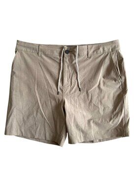 Faherty All Day Men's Sz 36 Shorts Khaki Casual Lightweight